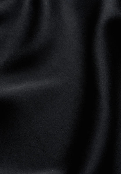 ARMEDANGELS Canada - LENOVAA Satin Slip-Skirt in Black - close-up of black satin fabric