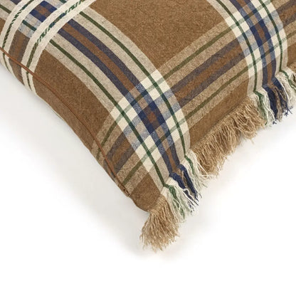 Batsi Check Pillow Cover | 25x25" | LIBECO