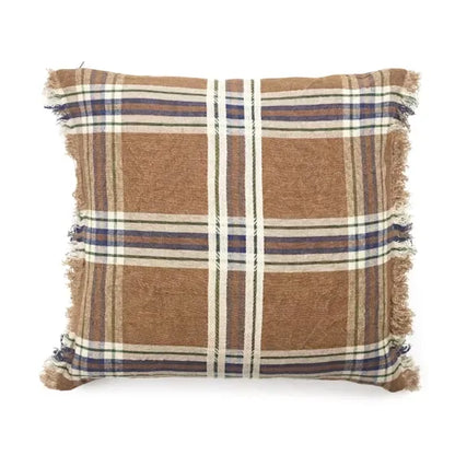 Batsi Check Pillow Cover | 25x25" | LIBECO