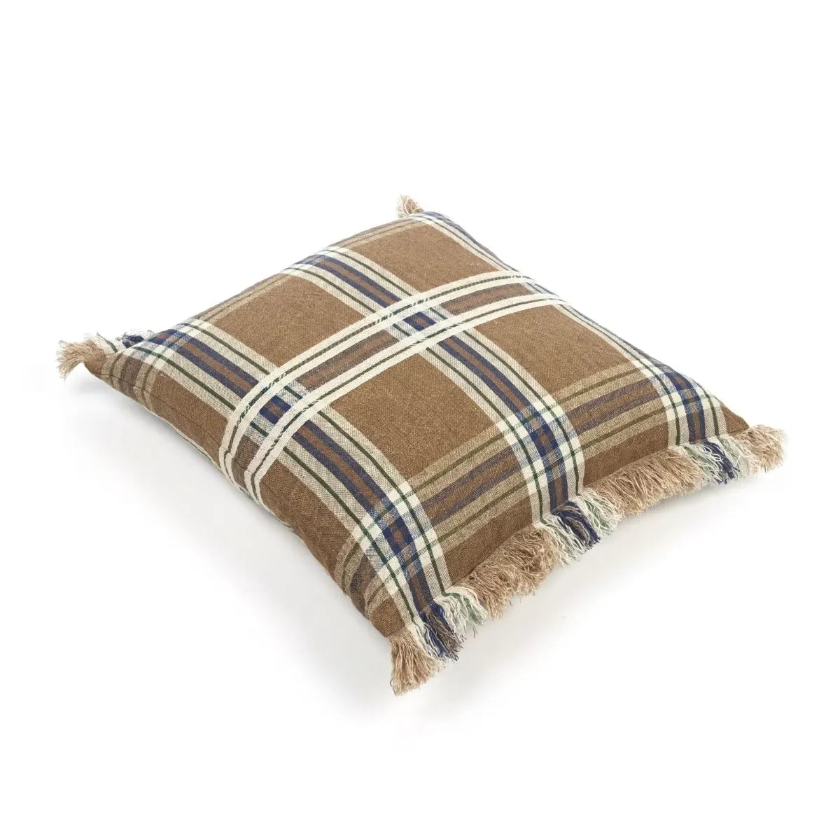 Batsi Check Pillow Cover | 25x25" | LIBECO