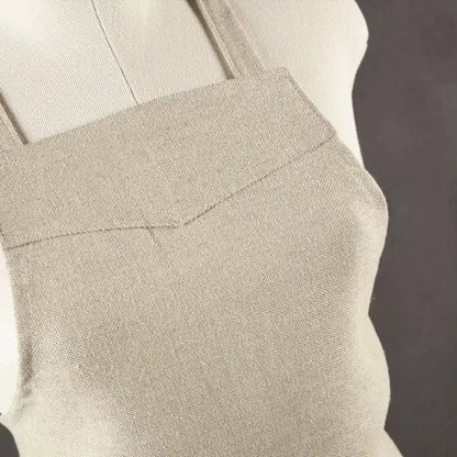Bistro Apron in Lino | LIBECO