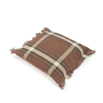 Rowan Check Pillow Cover | 25x25" | LIBECO