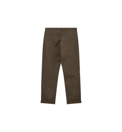 Men's MOS MOSH Gallery Canada trousers in brown featuring a sleek design and rolled cuffs, perfect for casual wear in Kelowna