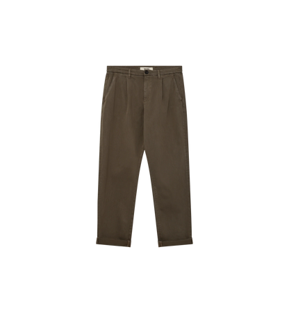 MOS MOSH Gallery Canada Men's Unisex Pant in Brown with Classic Fit and Cuffed Hem in Kelowna
