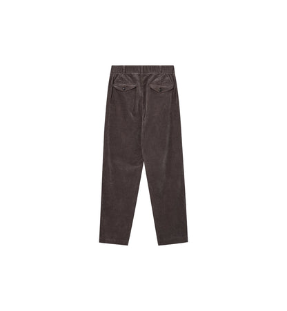 Back flatlay view of MOS MOSH Gallery Canada Conor Corduroy Pant in Castlerock on a white background.