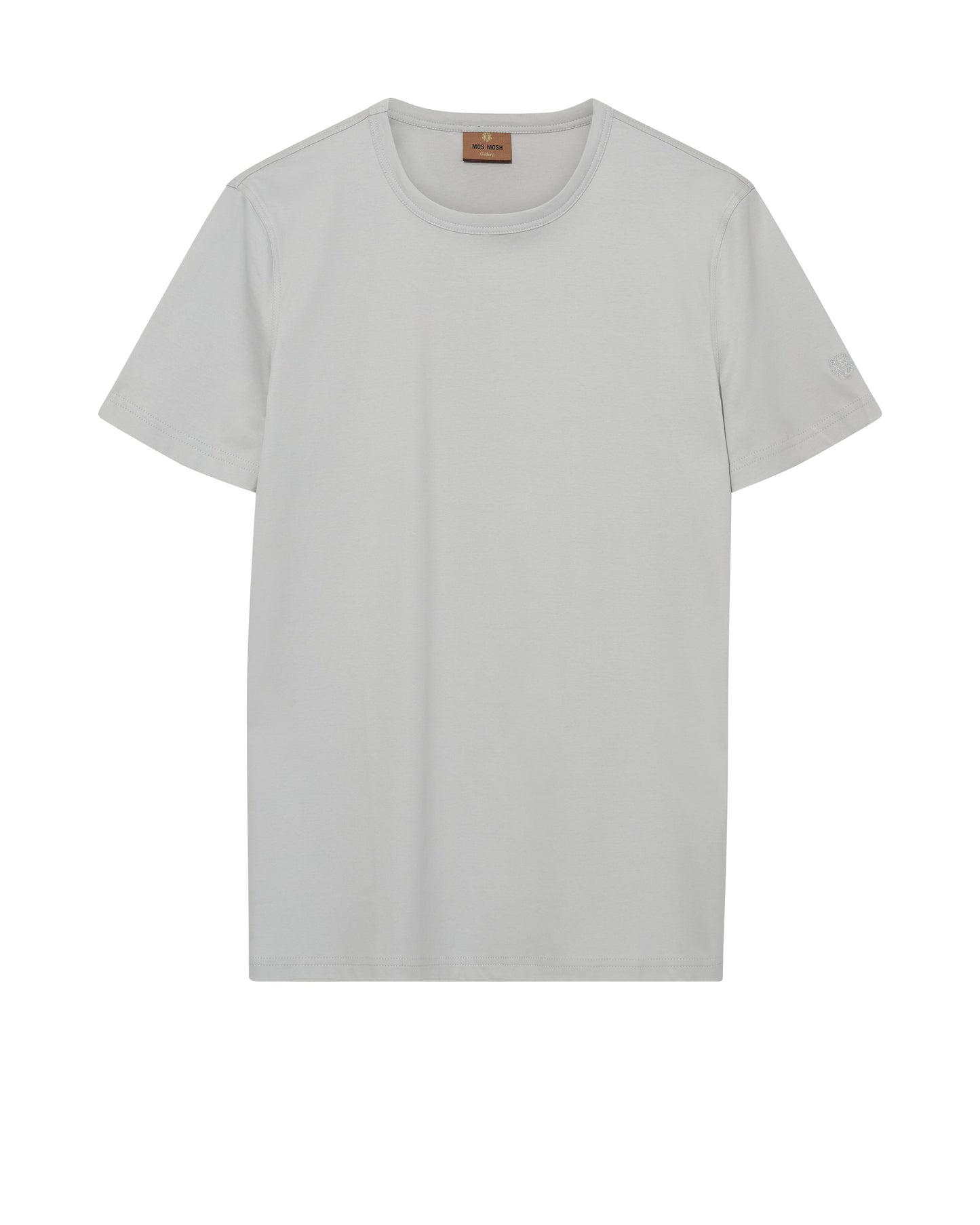 organic gray t-shirt from Mos Mosh Gallery crew neck short sleeve minimalist tee in kelowna