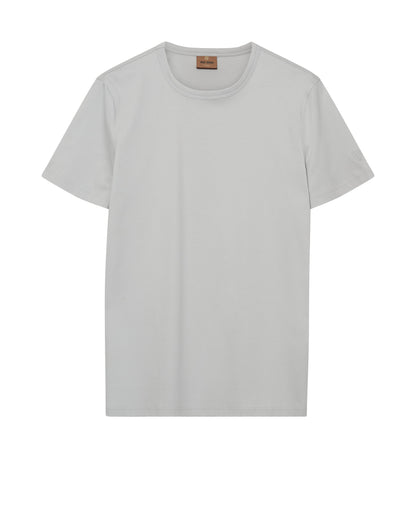 organic gray t-shirt from Mos Mosh Gallery crew neck short sleeve minimalist tee in kelowna