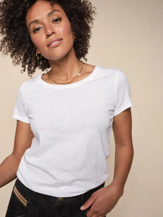 Arden Organic Crewneck T-Shirt - MOS MOSH Canada