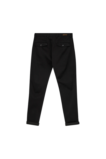 Mos Mosh Gallery Hunt Soft String Pant in Black – back view – shop in Kelowna at Textile Apparel