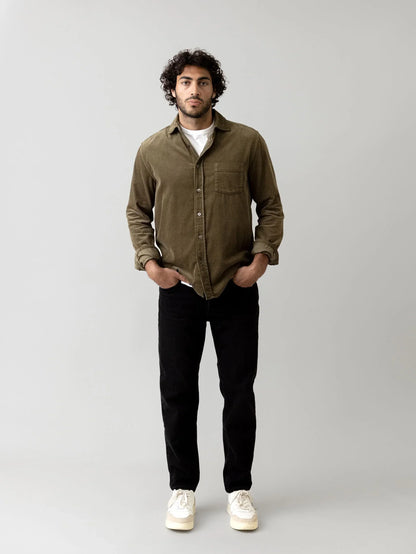 Mos Mosh Gallery Hunt Soft String Pant in Black – front view – available at Textile Apparel Kelowna