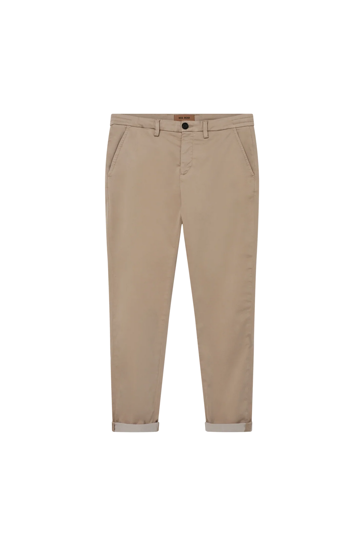 Mos Mosh Gallery Hunt Soft String Pant in Tan Cold-Kit – front view – available at Textile Apparel Kelowna