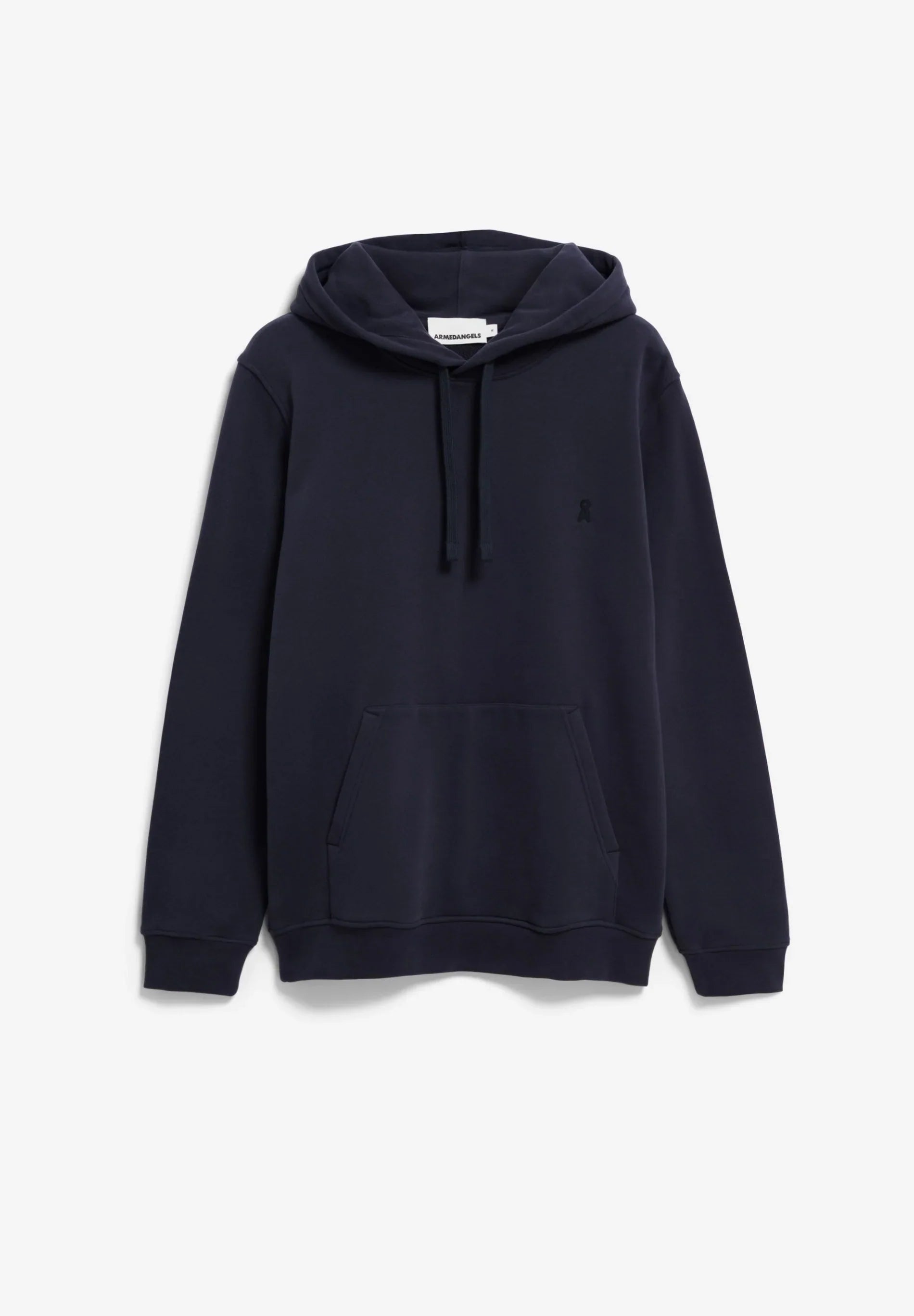 ARMEDANGELS Canada Men's Unisex Navy Hoodie with Front Pocket and Adjustable Hood