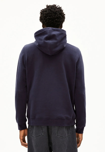 Men's ARMEDANGELS  Canada  Navy Hoodie with Adjustable Hood and Soft Cotton Fabric