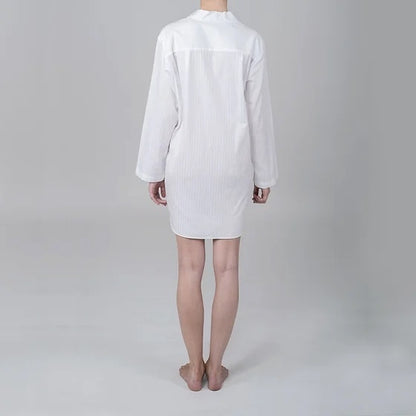 Pallermo Sleep Shirt | White