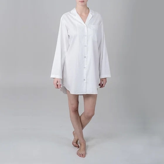 Pallermo Sleep Shirt | White