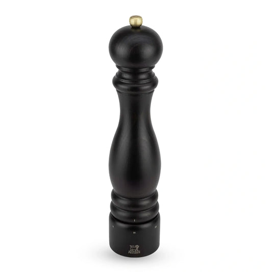 Peugeot Paris u'Select pepper mill in chocolate, on a white background.