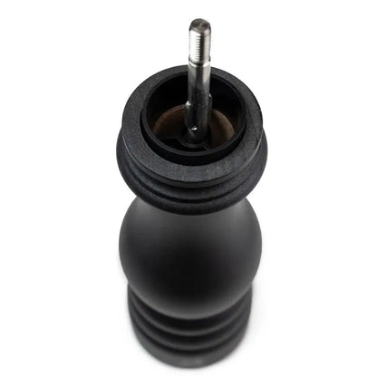 Interior of Peugeot Paris U'Select pepper mill in graphite on a white background.