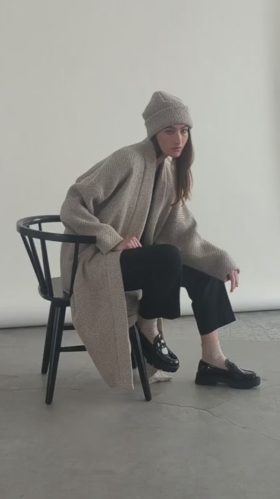 Cambridge Cardigan in Sand