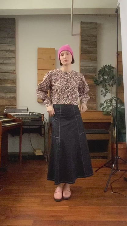 Volans Skirt in Saphire Blue