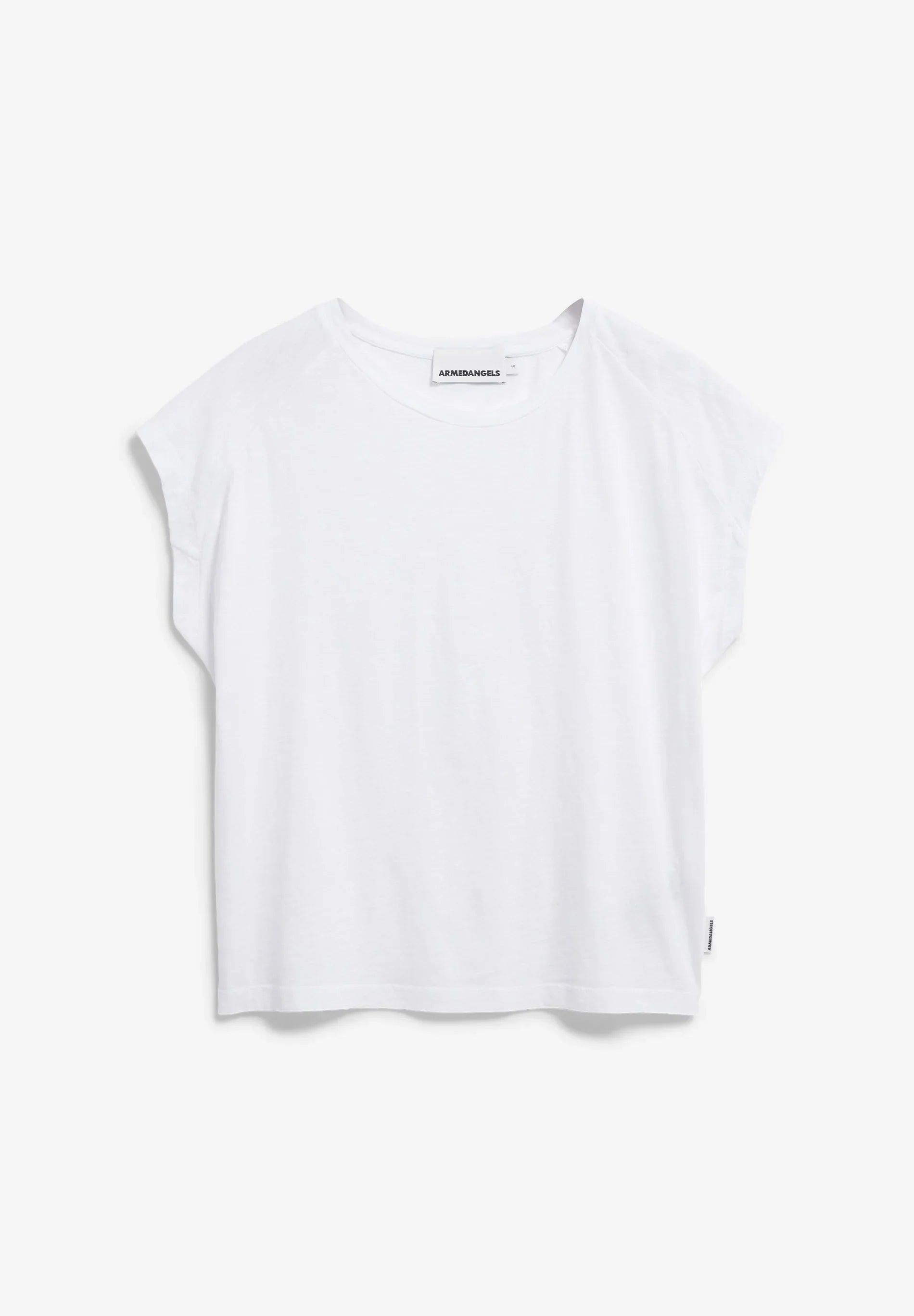 ARMEDANGELS Canada - SLUB Jersey T-Shirt in White flat lay front view