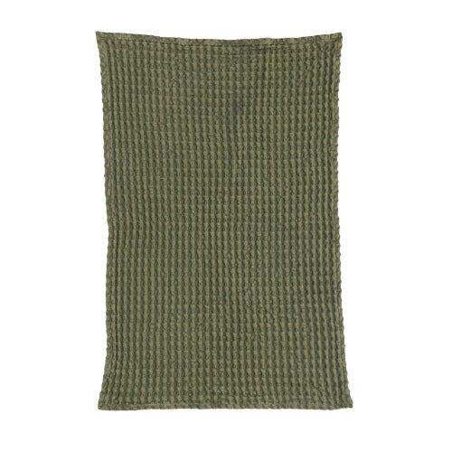 WAFFLE KITCHEN TOWEL | GREEN