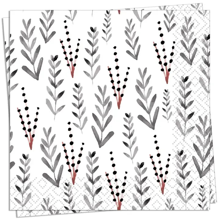 Leaves Pattern Luncheon Napkin