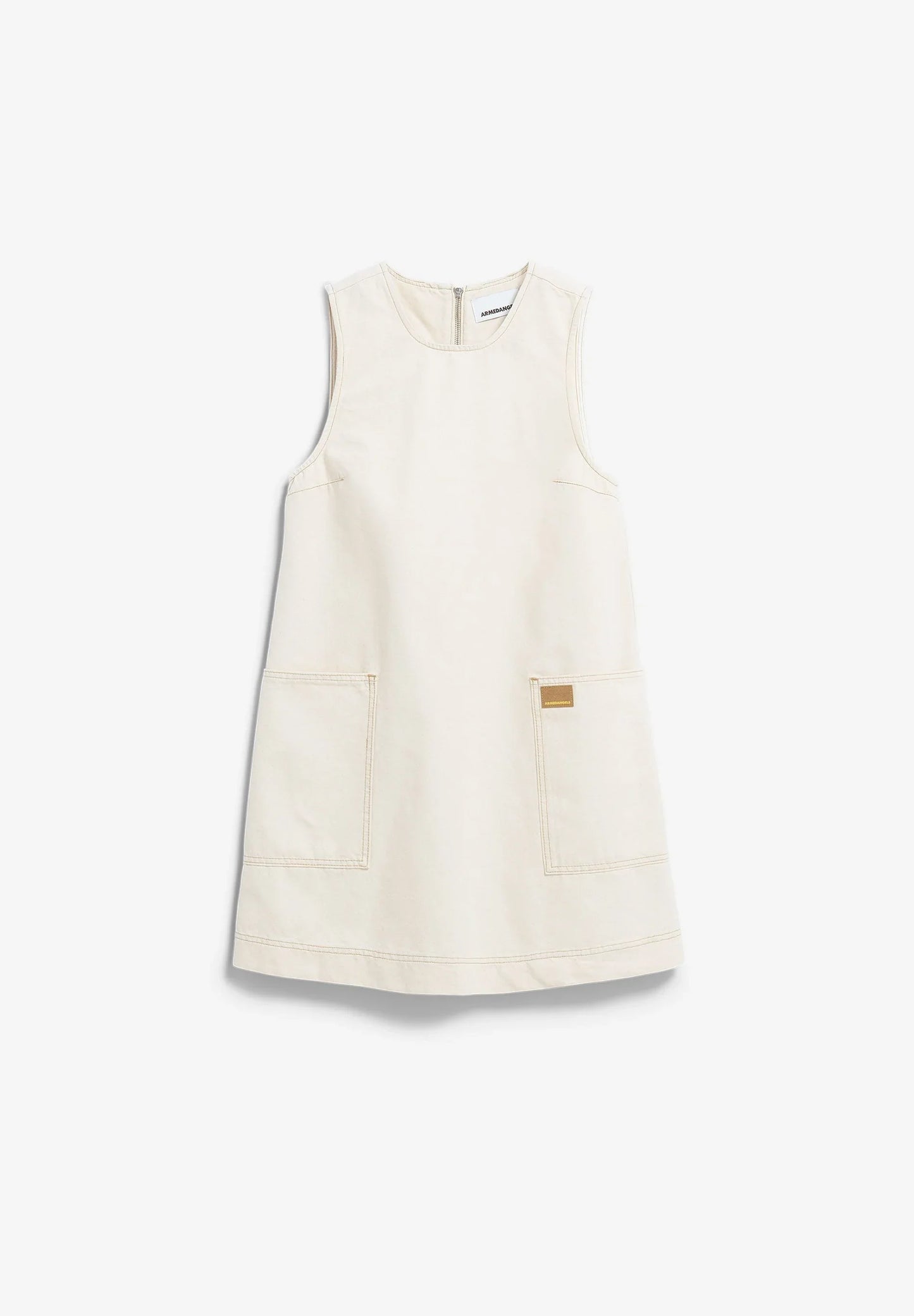 ARMEDANGELS Canada - WORKWEAR CANVAS Mini Dress Undyed - flat lay image
